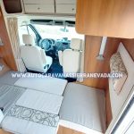 Autocaravana Perfilada RIMOR, modelo KATAMARANO 109P PLUS. Los interiores están diseñados con la funcionalidad en mente.